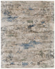 Feizy Sonora 39UBF Taupe/Ivory/Blue Area Rug main image