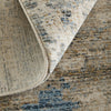 Feizy Sonora 39UBF Taupe/Ivory/Blue Area Rug Rolled Image