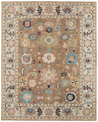 Feizy Springfield 8A45F Tan/Ivory/Blue Area Rug main image