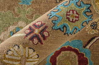 Feizy Springfield 8A45F Tan/Ivory/Blue Area Rug Detail Image