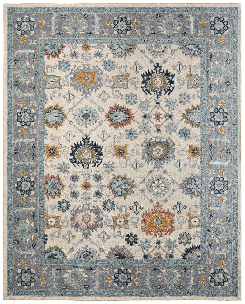 Feizy Springfield 8A46F Blue/Gray/Ivory Area Rug main image