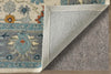 Feizy Springfield 8A46F Blue/Gray/Ivory Area Rug Corner Image with Rug Pad