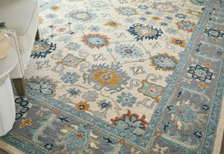 Feizy Springfield 8A46F Blue/Gray/Ivory Area Rug Lifestyle Image Feature