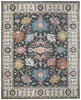 Feizy Springfield 8A47F Gray/Ivory/Blue Area Rug main image