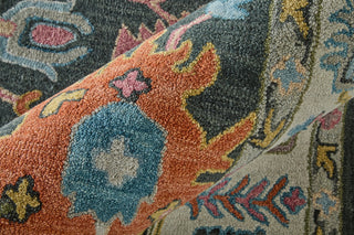 Feizy Springfield 8A47F Gray/Ivory/Blue Area Rug Detail Image
