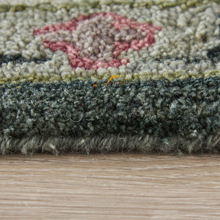 Feizy Springfield 8A47F Gray/Ivory/Blue Area Rug Pile Image