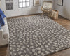 Feizy Seneca T6000 Charcoal Area Rug by Thom Filicia