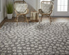 Feizy Seneca T6000 Charcoal Area Rug by Thom Filicia