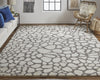 Feizy Belden T6001 Gray Area Rug by Thom Filicia