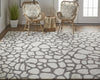 Feizy Belden T6001 Gray Area Rug by Thom Filicia