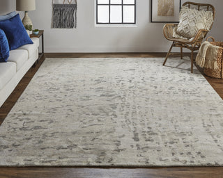 Feizy Wyman T6002 Gray Area Rug by Thom Filicia