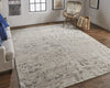 Feizy Wyman T6002 Gray Area Rug by Thom Filicia