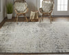 Feizy Wyman T6002 Gray Area Rug by Thom Filicia