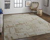 Feizy Sutton T6003 Tan Area Rug by Thom Filicia