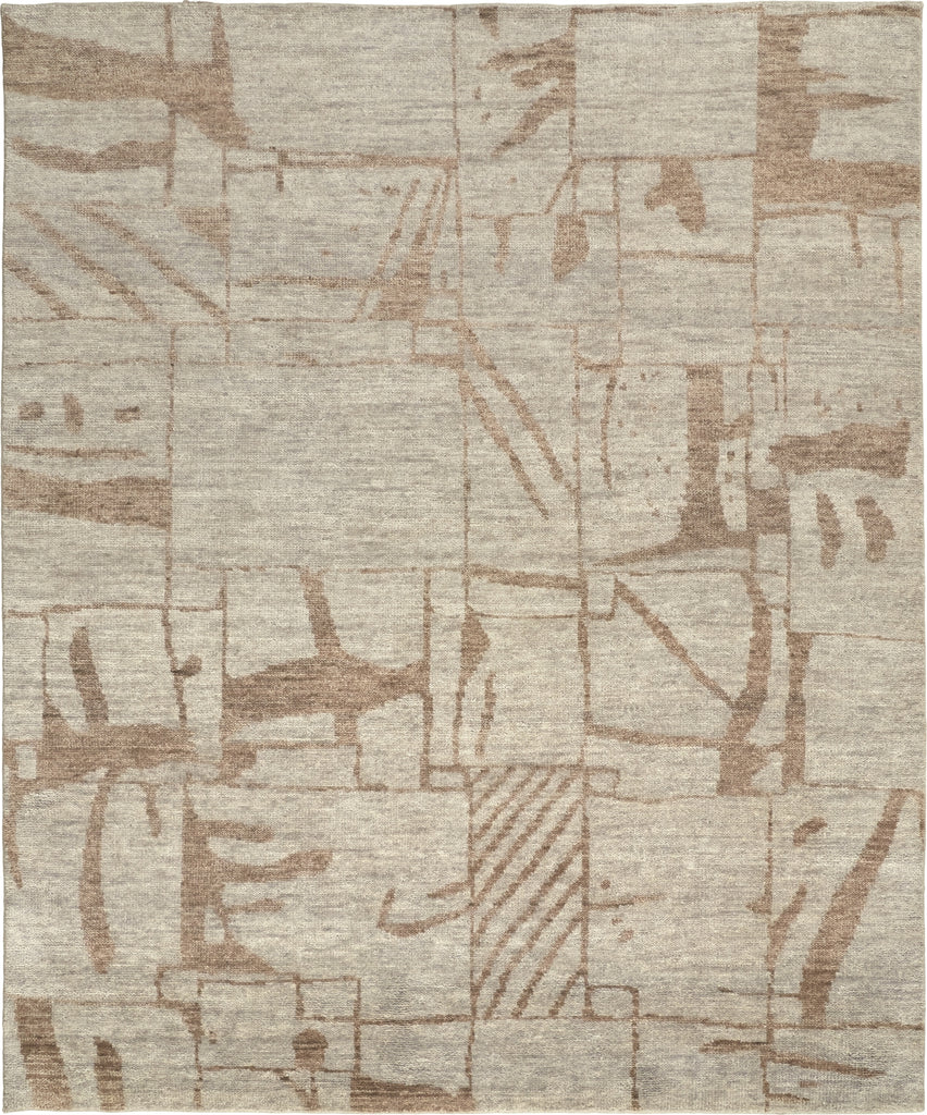 Feizy Sutton T6003 Tan Area Rug by Thom Filicia