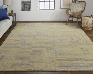 Feizy Weatherfield T6004 Yellow Area Rug by Thom Filicia