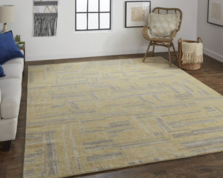 Feizy Weatherfield T6004 Yellow Area Rug by Thom Filicia