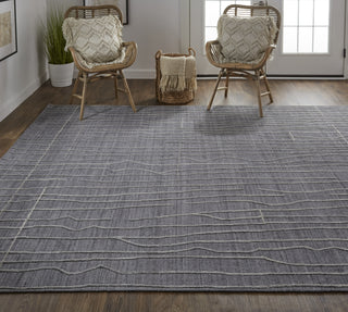 Feizy Haverhill T8000 Charcoal Area Rug by Thom Filicia