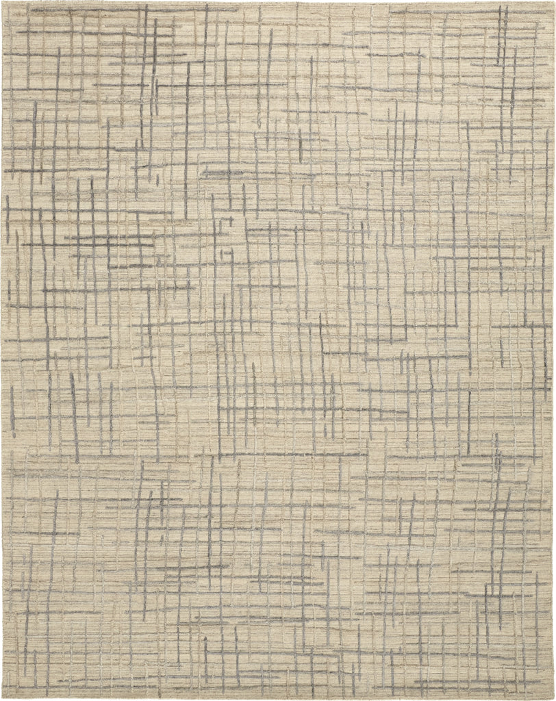 Feizy Kirkwood T8001 Beige/Silver Area Rug by Thom Filicia