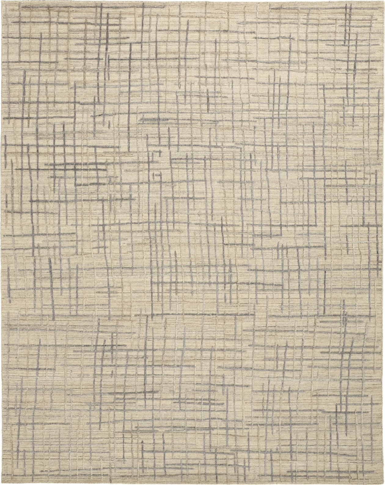 Feizy Kirkwood T8001 Beige/Silver Area Rug by Thom Filicia