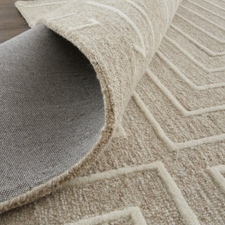 Feizy Fenner T8003 Beige/Ivory Area Rug by Thom Filicia