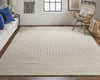 Feizy Fenner T8003 Beige/Ivory Area Rug by Thom Filicia