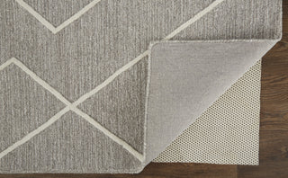 Feizy Euclid T8004 Gray/Ivory Area Rug by Thom Filicia