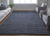 Feizy Vesper T6036 Black Area Rug by Thom Filicia