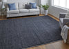 Feizy Vesper T6036 Black Area Rug by Thom Filicia