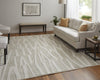 Feizy Peconic T8009 Tan/Ivory Area Rug by Thom Filicia