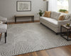 Feizy Lytton T8010 Gray/Ivory Area Rug by Thom Filicia