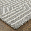 Feizy Lytton T8010 Gray/Ivory Area Rug by Thom Filicia Lifestyle Image Feature