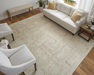 Feizy Truxel T6040 Tan/Brown Area Rug by Thom Filicia