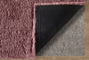 Feizy Tula 8A98F Purple Area Rug Corner Image with Rug Pad