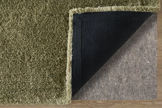 Feizy Tula 8A98F Green Area Rug Corner Image with Rug Pad