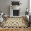 Feizy Wagner 8942F Tan/Brown/Black Area Rug Lifestyle Image Feature