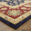 Feizy Wagner 8942F Blue/Red/Gold Area Rug Lifestyle Image Feature