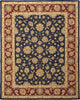 Feizy Wagner 8942F Blue/Red/Gold Area Rug Main Image