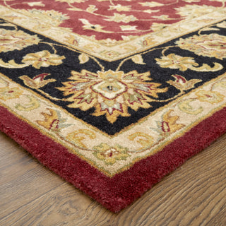 Feizy Wagner 8942F Red/Black/Gold Area Rug Lifestyle Image Feature