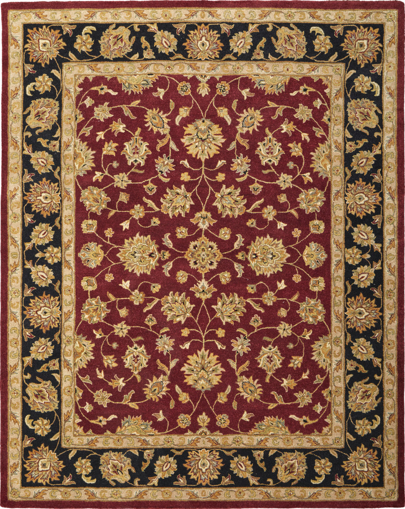 Feizy Wagner 8942F Red/Black/Gold Area Rug Main Image