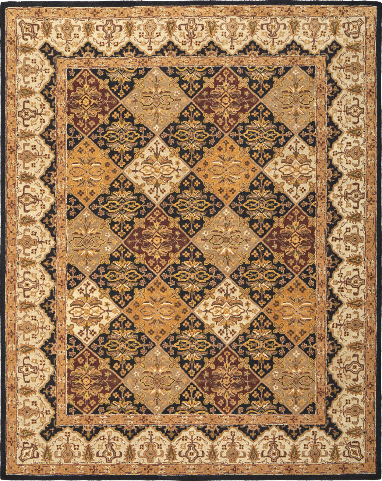 Feizy Wagner 8943F Gold/Tan/Black Area Rug Main Image