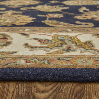 Feizy Wagner 8944F Blue/Tan/Gold Area Rug main image