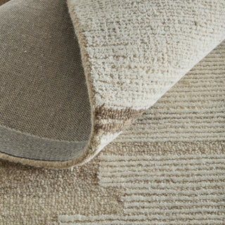 Feizy Winston 8B01F Ivory / Tan Area Rug Rolled Image