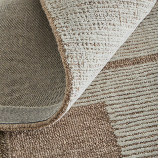Feizy Winston 8B01F Brown / Ivory Tan Area Rug Rolled Image