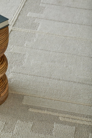 Feizy Winston 8B01F Gray / Ivory Area Rug Lifestyle Image Feature