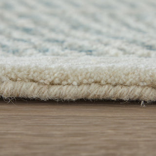 Feizy Winston 8B02F Blue / Ivory Area Rug Pile Image