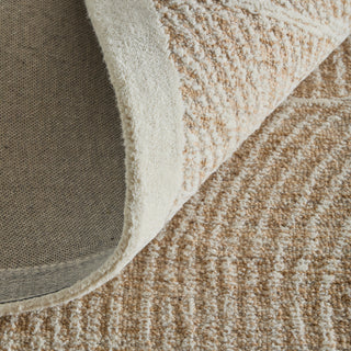 Feizy Winston 8B02F Tan / Ivory Area Rug Rolled Image