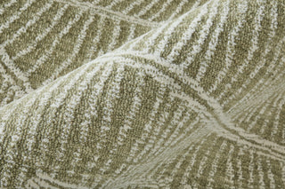 Feizy Winston 8B02F Green / Ivory Area Rug Detail Image