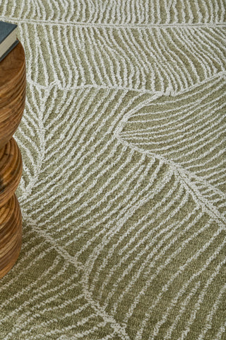 Feizy Winston 8B02F Green / Ivory Area Rug Lifestyle Image Feature