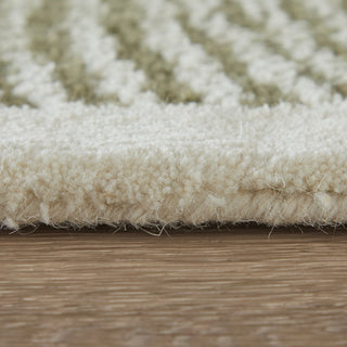 Feizy Winston 8B02F Green / Ivory Area Rug Pile Image